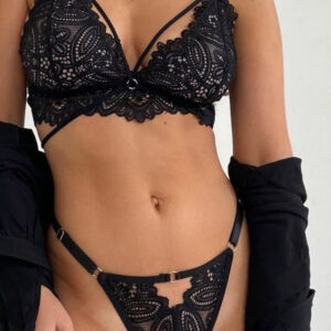 CONJUNTO ANDRESSA L5733 NEGRO