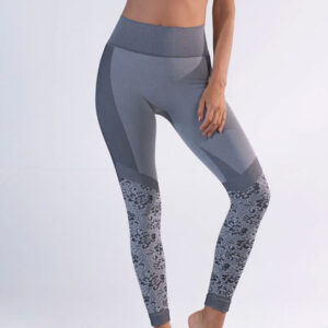 ART. 2061 CALZA FLOWER NEGRO/MELANGE
