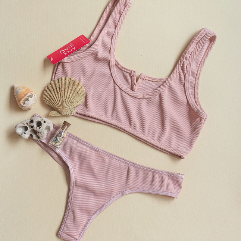 ART 6005 CONJUNTO AVRIL BASIC ROSA VINTAGE
