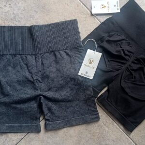 SHORT VICBLACK CON FRUNCE