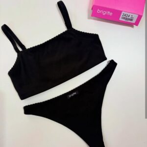BRIGITTE ART 2424 CONJUNTO NEGRO
