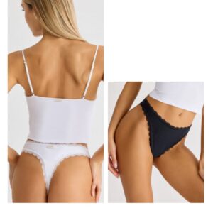 BRIGITTE PANTIES ART 4320 PACK X2 LESS MICROFIBRA LABRADA C.VARIOS