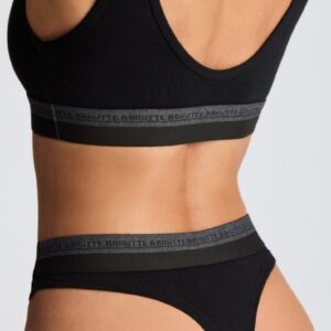 BRIGITTE ART 578 CONJUNTO ALGODON NEGRO
