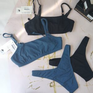 ANDRESSA ART 26013 TOP TEXTURADO LESS AZUL