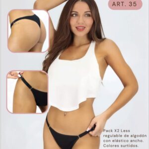 VELLA PACKS ART 35 LESS REGULABLE DE ALGODON TALLE UNICO