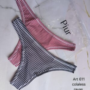 PIUR PACKS ART 611 COLALESS X2 MICROFIBRA ESTAMPADA