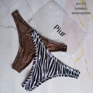 PIUR PACKS ART 511 COLALESS X2 MICROFIBRA ESTAMPADA
