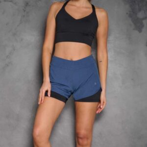 FIBRA HUMANA ART 1434 SHORT PLANO AZUL