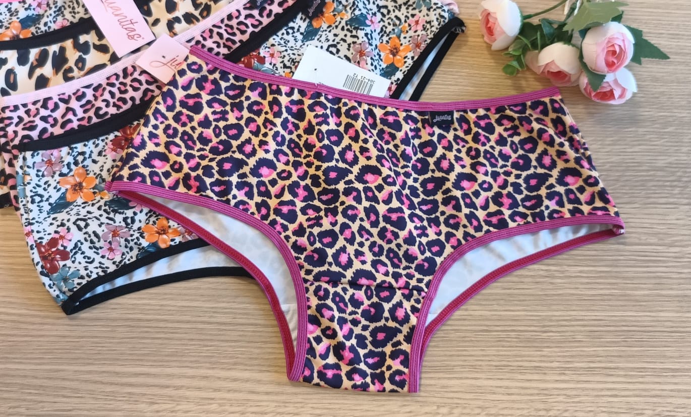 JUANITAS ART 304-21 CULOTTE RAINBOW MICROFIBRA ESTAMPADO
