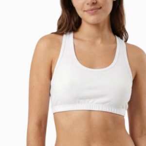 JUANITAS MINI 101-75 TOP LISO DE ALGODON BLANCO