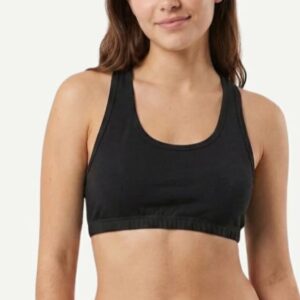 JUANITAS MINI 101-75 TOP LISO DE ALGODON NEGRO