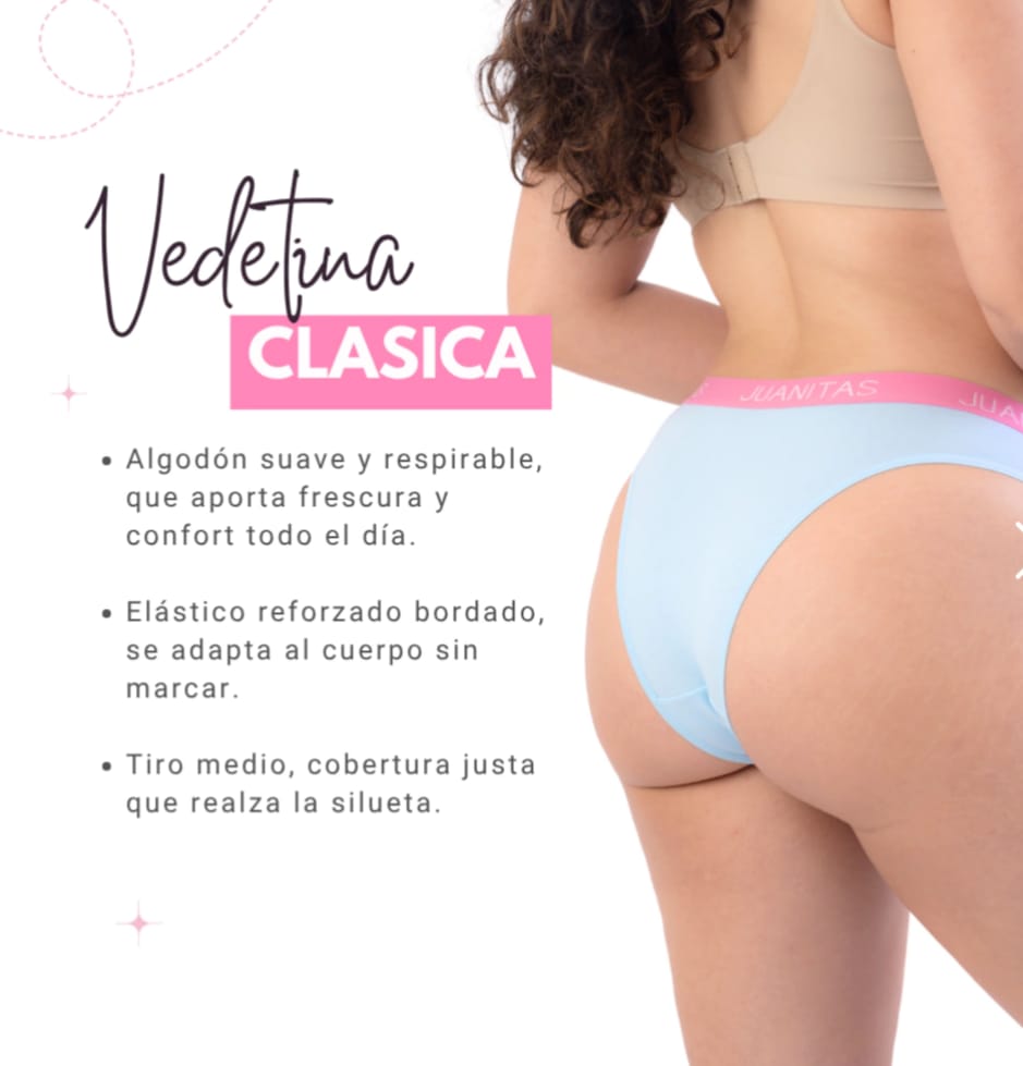 JUANITAS SPORT BASIC 201-10 VEDETINA CLASICA - Imagen 3