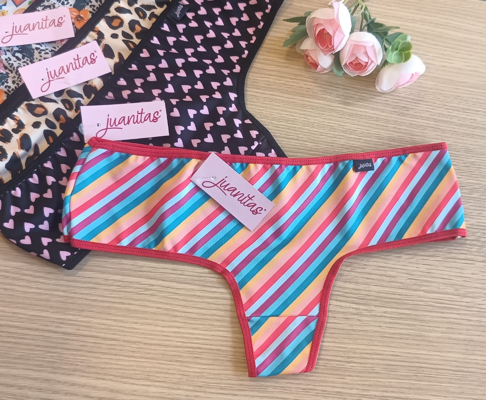 JUANITAS ART 304-20 CULOTTELESS RAINBOW MICROFIBRA ESTAMPADO