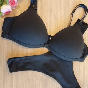 VELLA ART 1223 CONJUNTO DE ALGODON NEGRO